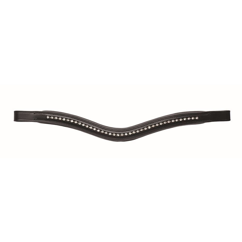 Kincade Curved Diamante Browband - Just Horse Riders