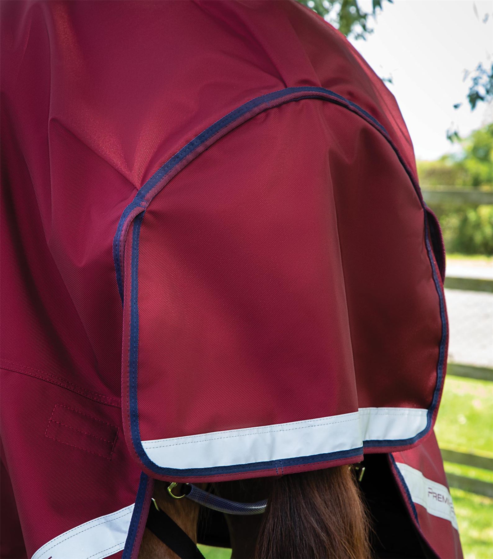 Premier equine Titan Trio Complete 4 In 1 horse turnout rug Blue Horse-riding