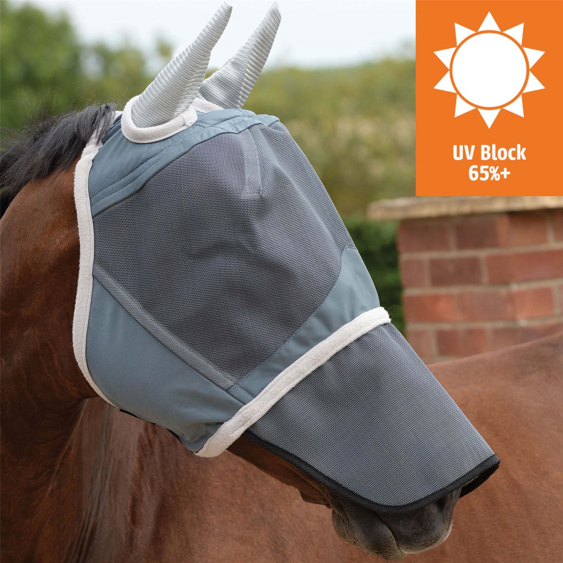 Weatherbeeta Deluxe Fly Mask With Nose - Just Horse Riders