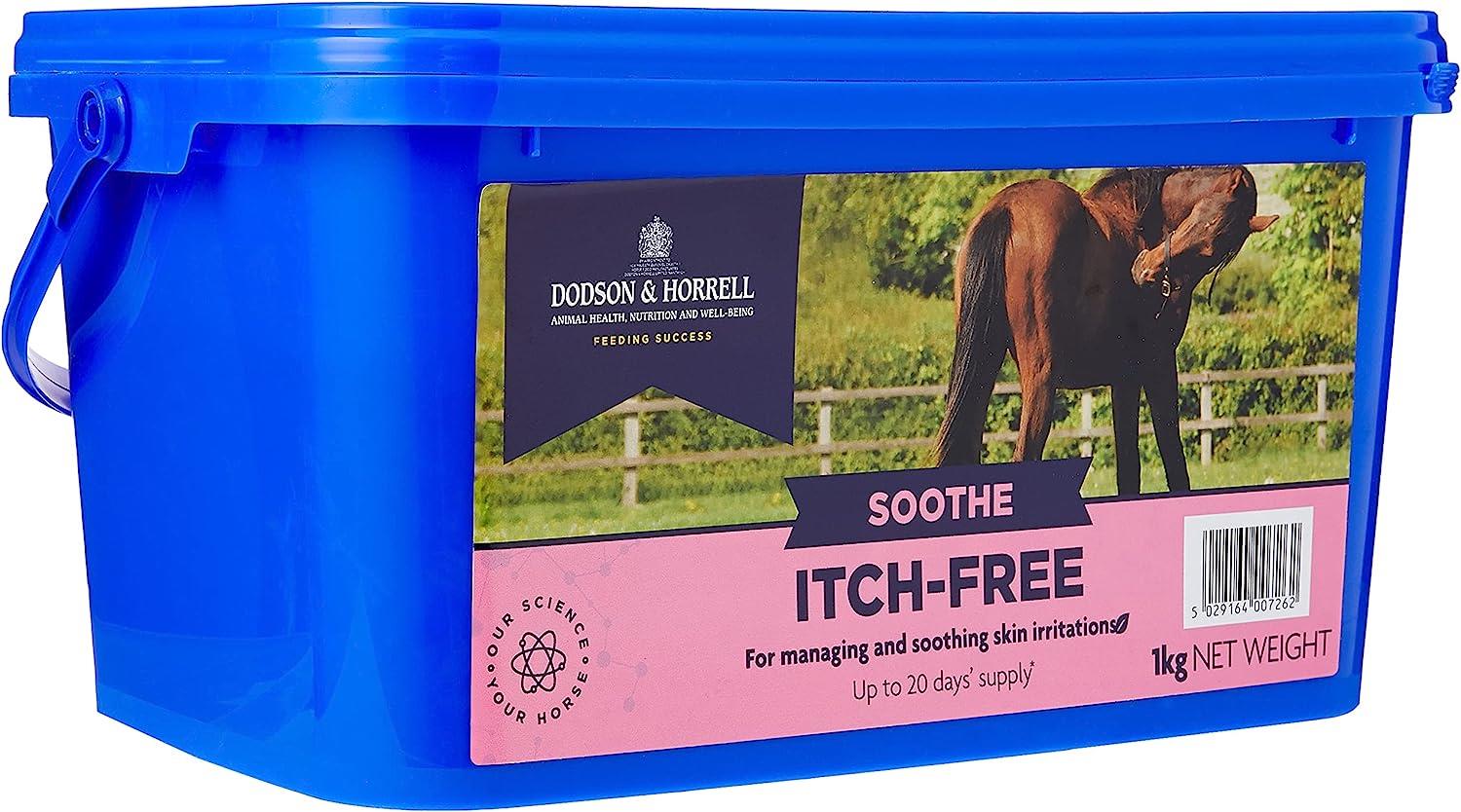Dodson & Horrell Itch-Free, a herbal supplement for horse skin health