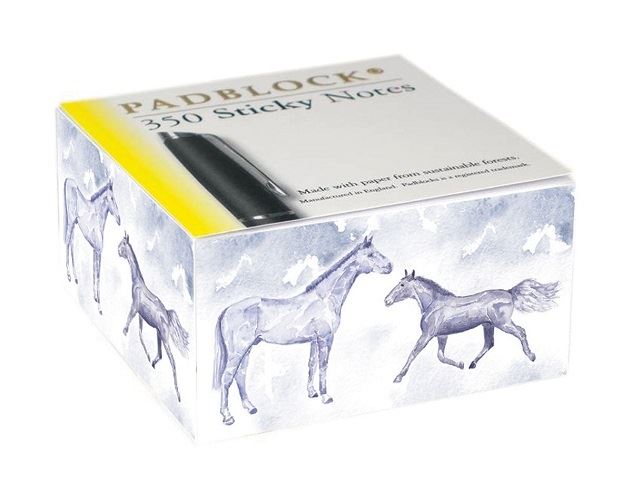 JP Watercolour Collection Equestrian Sticky Padblock - Just Horse Riders