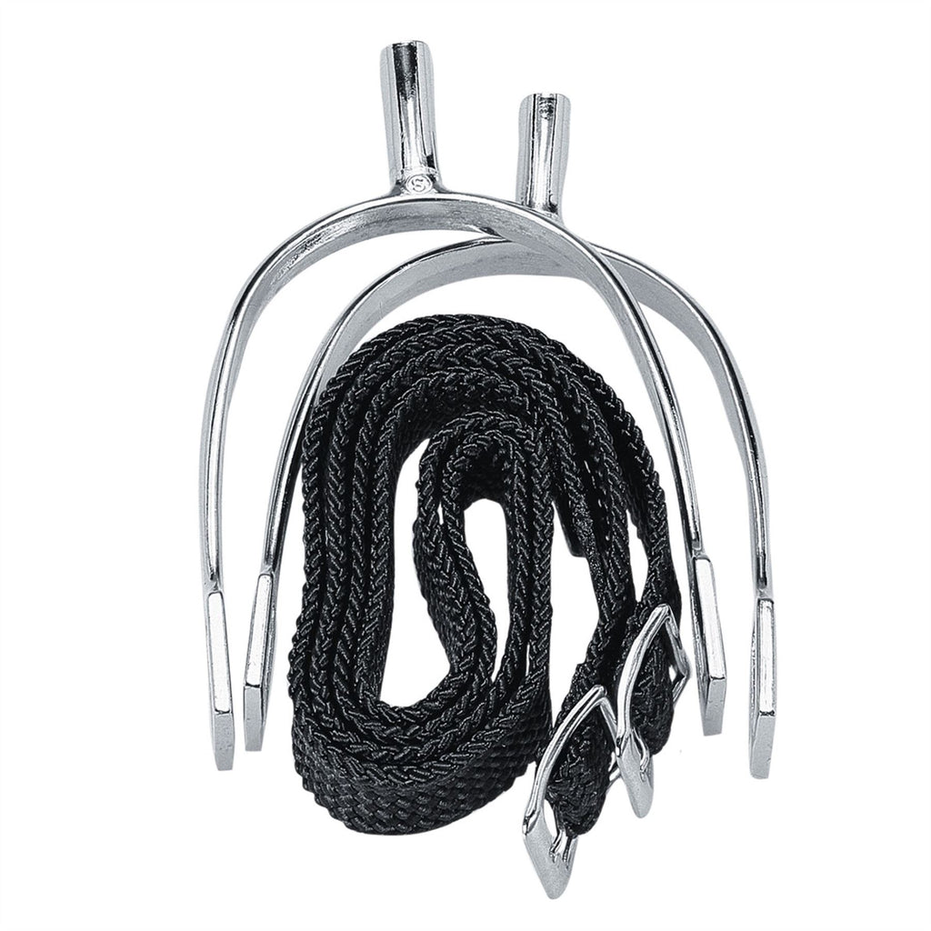 Korsteel P.O.W. Never Rust Spurs with Straps - Just Horse Riders
