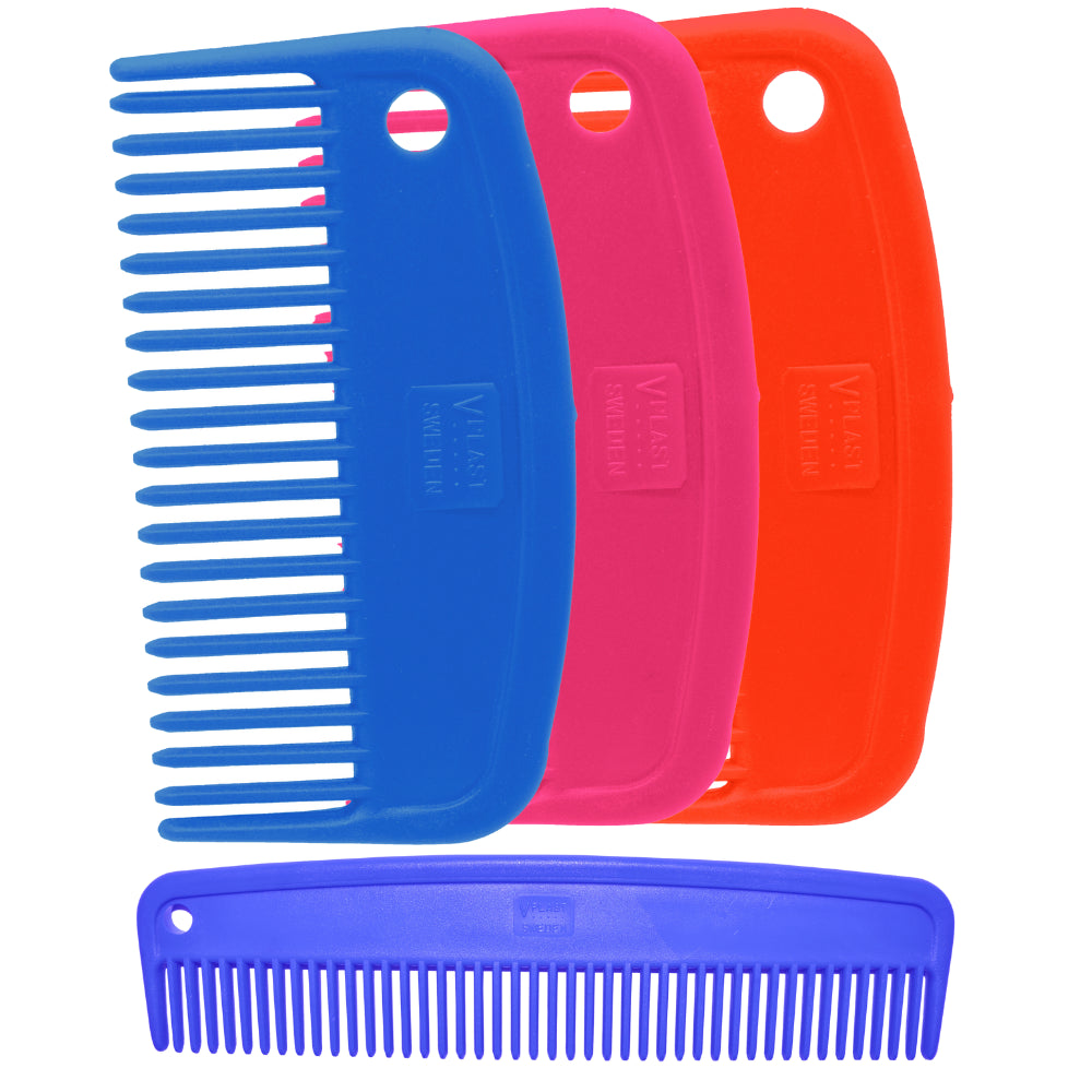 Cameo Equine Mane Comb - Durable Plastic Grooming Tool Get Tangle-Free Manes - Just Horse Riders