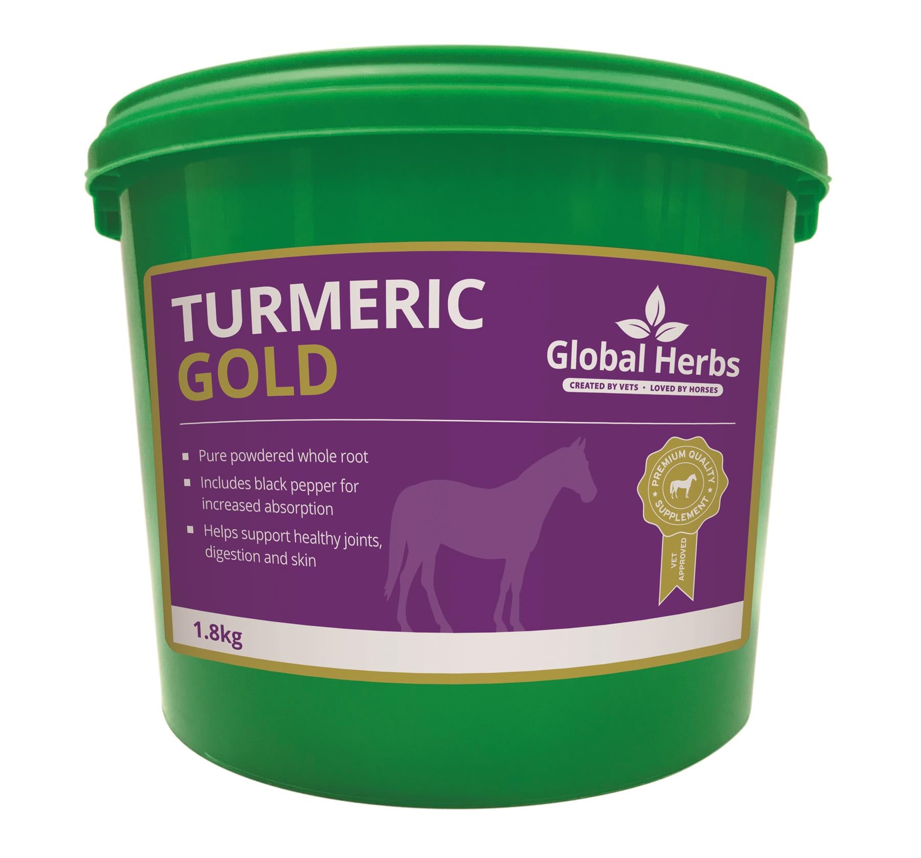 Global Herbs Turmeric Gold - Just Horse Riders