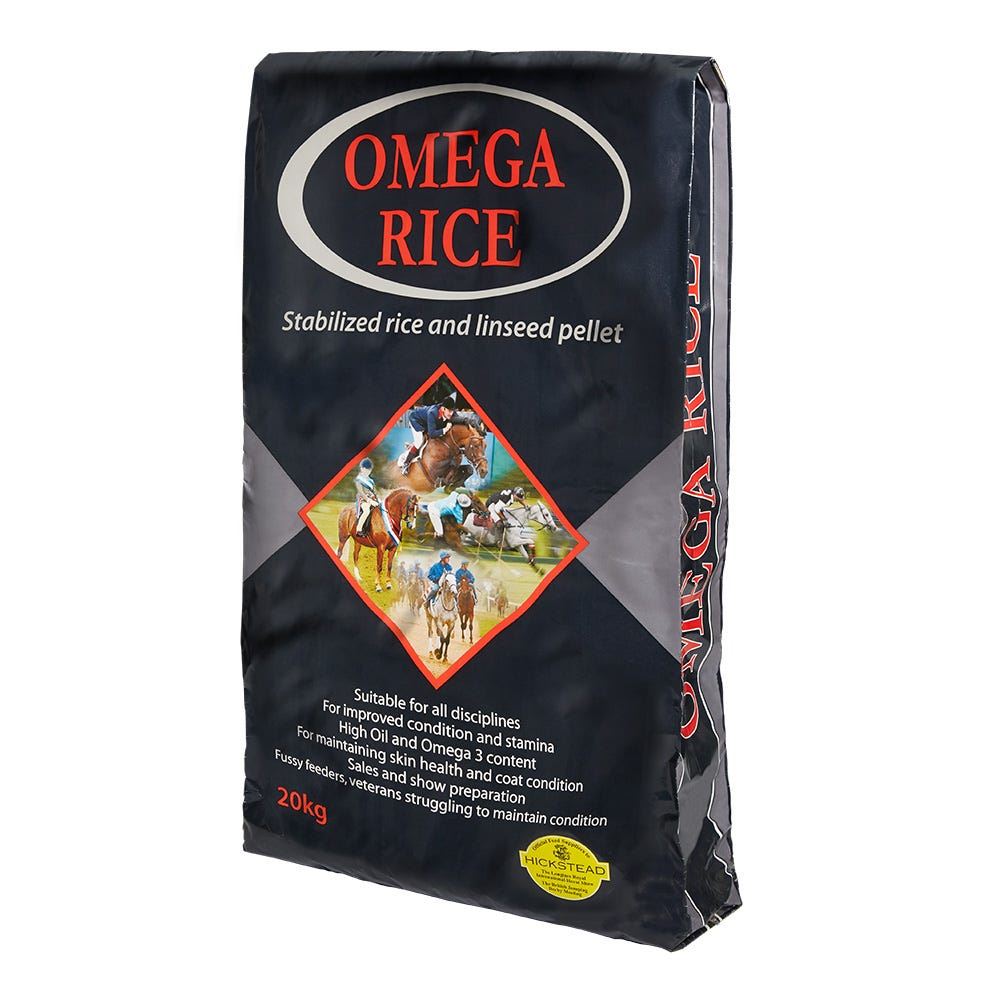Omega Equine Rice Bran & Linseed Pellets | Fast UK dispatch – Just ...