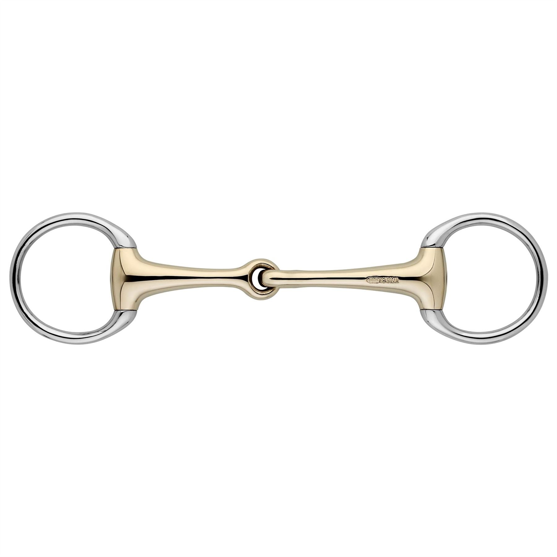 Sprenger Novo Contact Eggbutt Bradoon double jointed Sensogan horse bit designed for steady contact