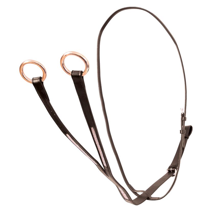 Hy Equestrian Rosciano Rose Gold Martingale - Just Horse Riders