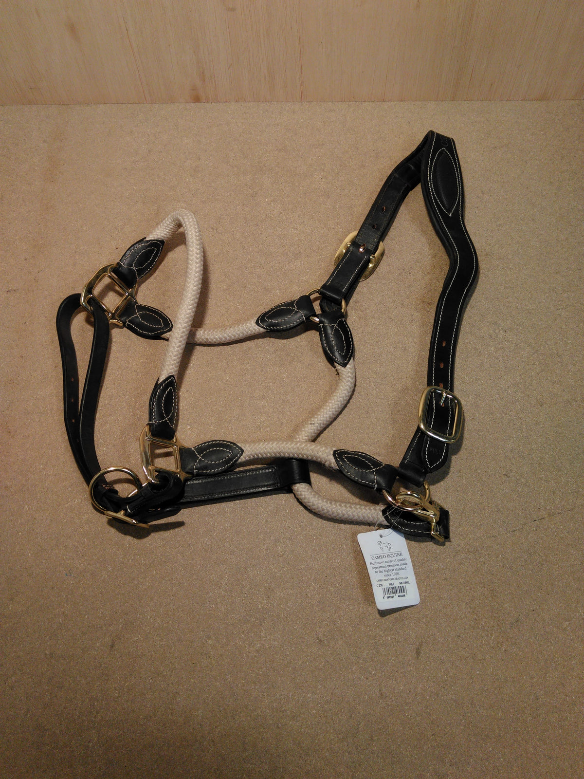 [Grade A - Clearance] Cameo Anatomic Headcollar Natural Full – Full Na ...