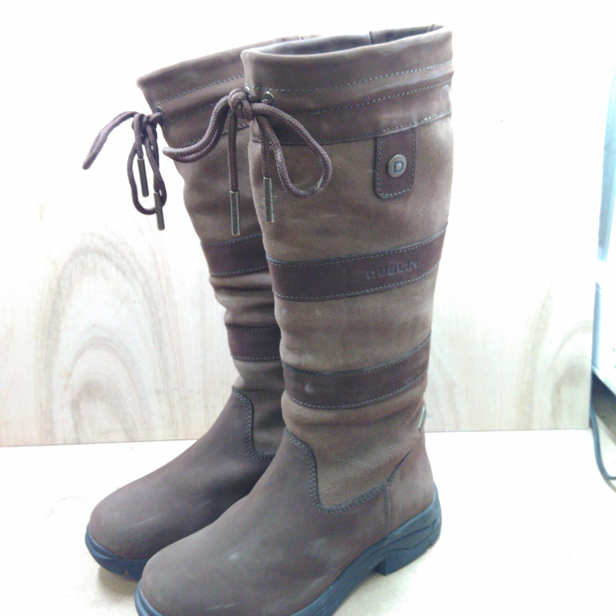 [Grade D - Clearance] Dublin River Boots IV Adults 6 Dark Brown Regula ...