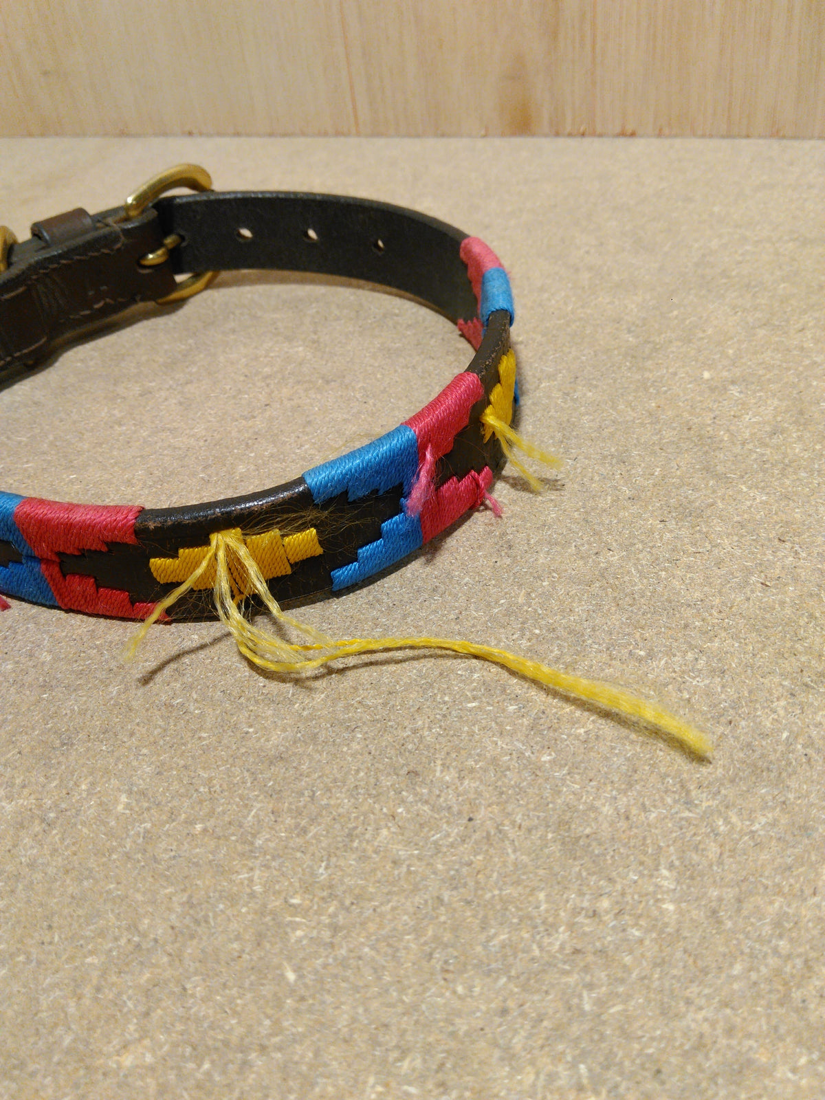 [Grade C - Clearance] Weatherbeeta Polo Leather Dog Collar Cowdray Bro ...