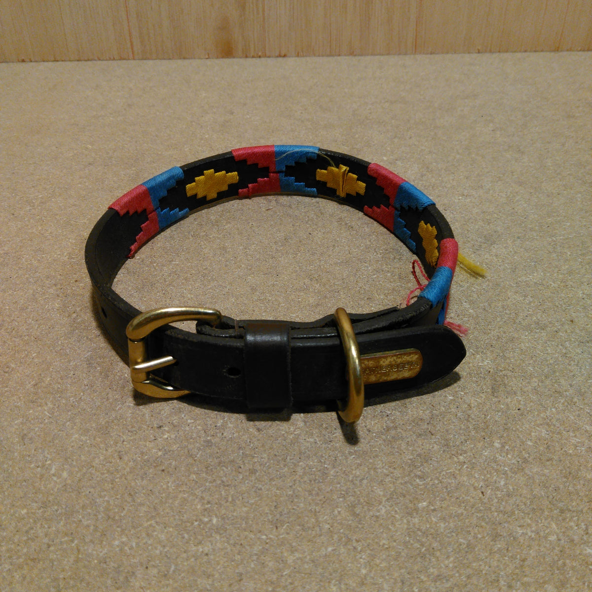 [Grade C - Clearance] Weatherbeeta Polo Leather Dog Collar Cowdray Bro ...