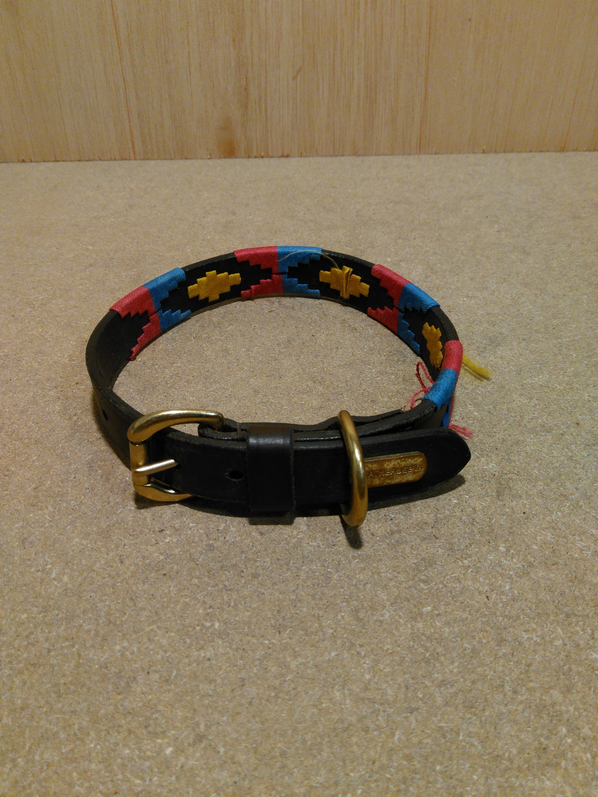 [Grade C - Clearance] Weatherbeeta Polo Leather Dog Collar Cowdray Bro ...