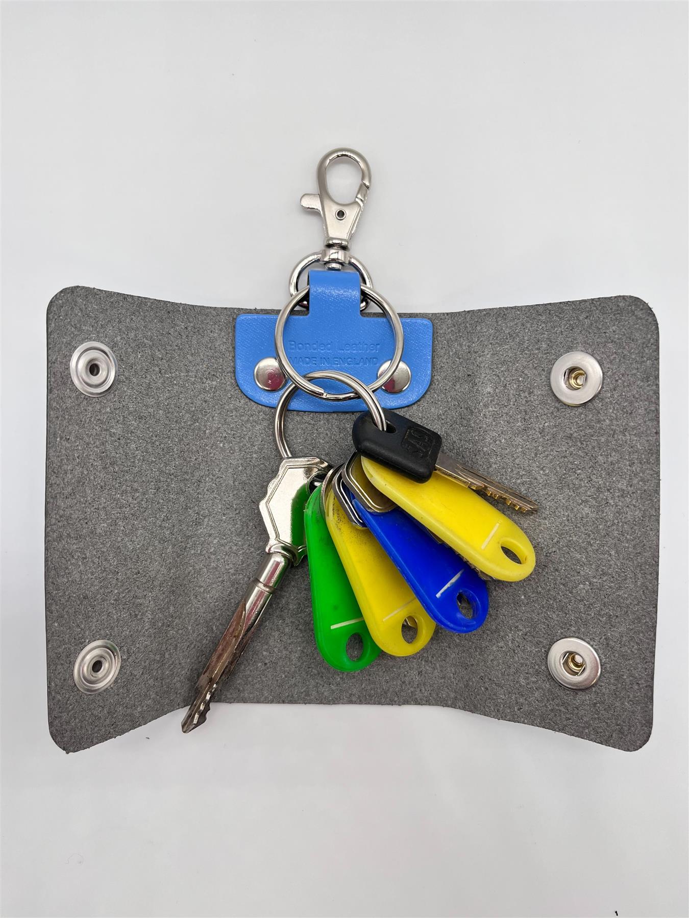 UK Handmade Leather Key Case Wallet Case Holder Key ring Pouch Safe Ha Just Horse Riders