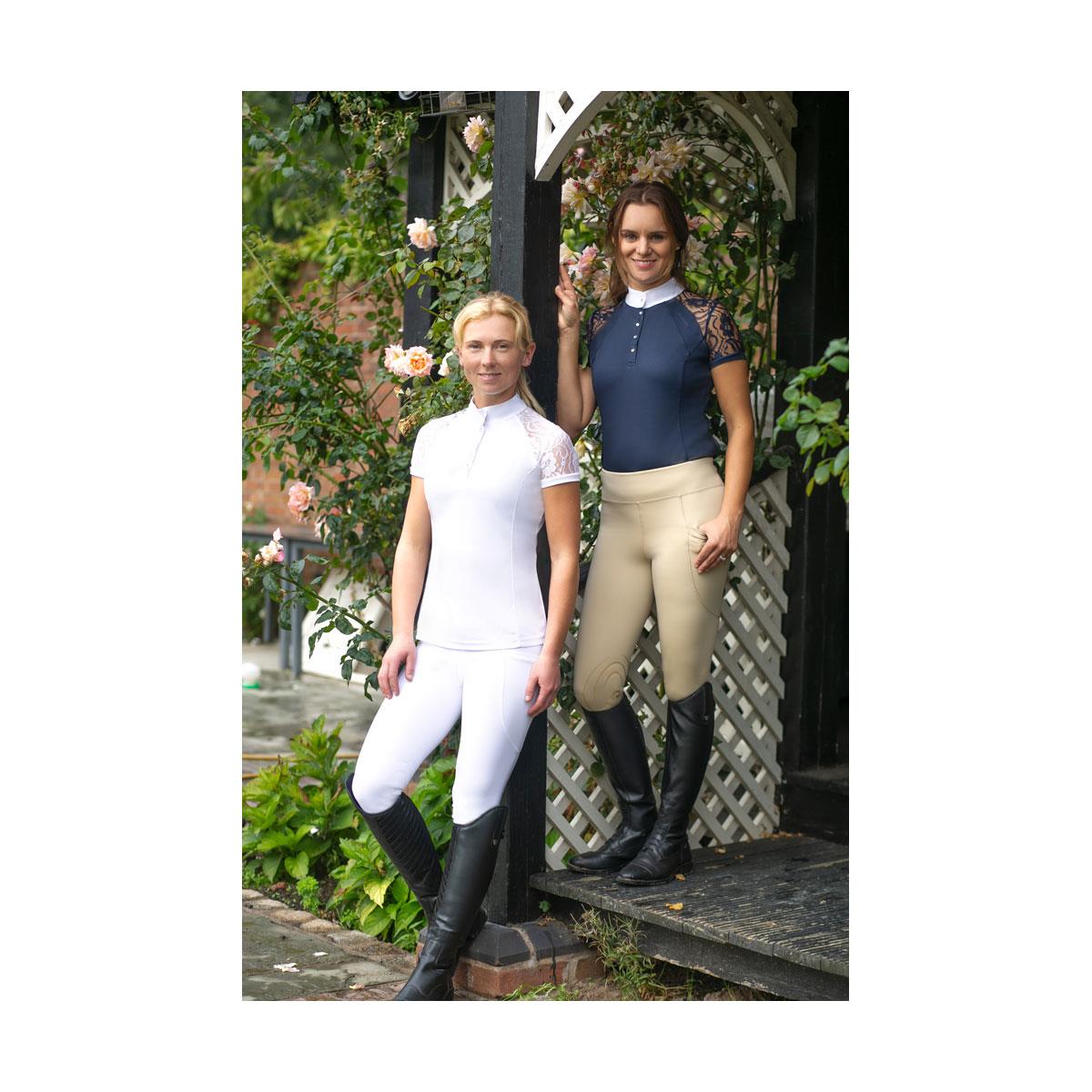 Hy Equestrian Lyvia Lace Show Shirt - Just Horse Riders