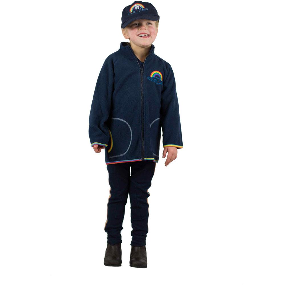Cameo Equine Junior Rainbow Fleece Jacket for Young Riders Warm and Cosy - Just Horse Riders