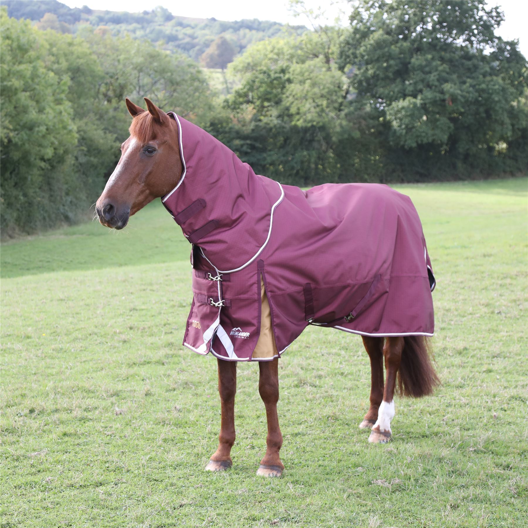 Highlander Plus 100 T/O Rug Neck Cover - Just Horse Riders