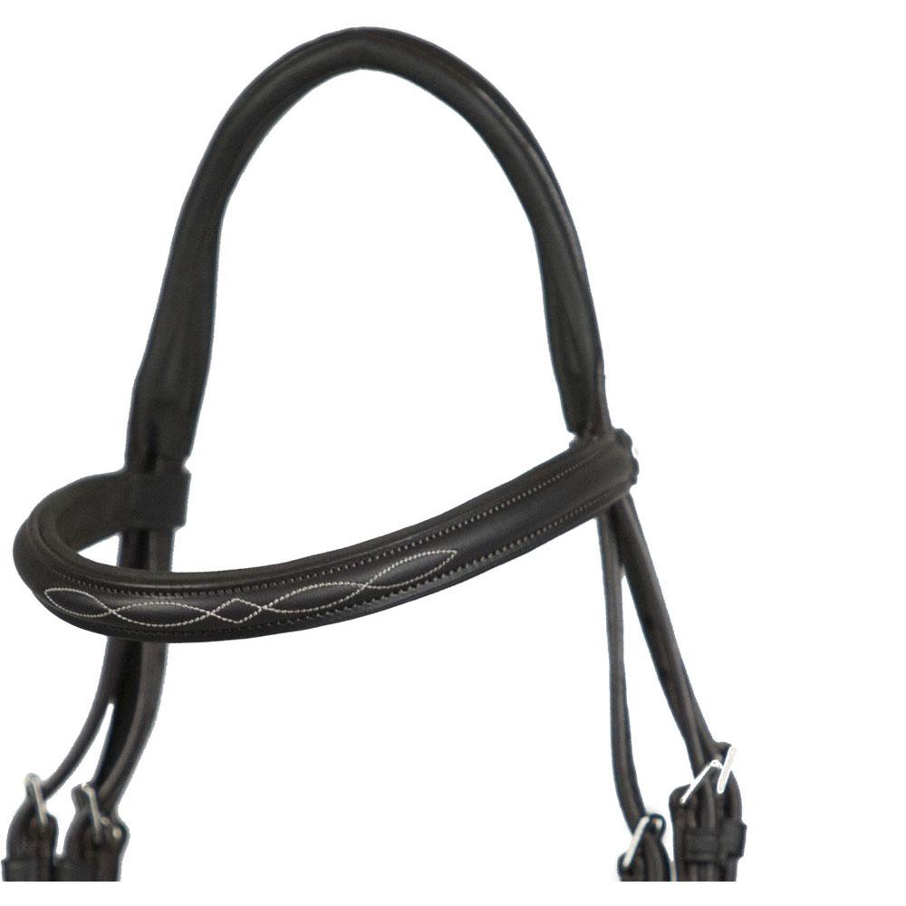 Eco Rider Galway Grackle Bridle: Anatomic Comfort with Lambswool Nose - Just Horse Riders