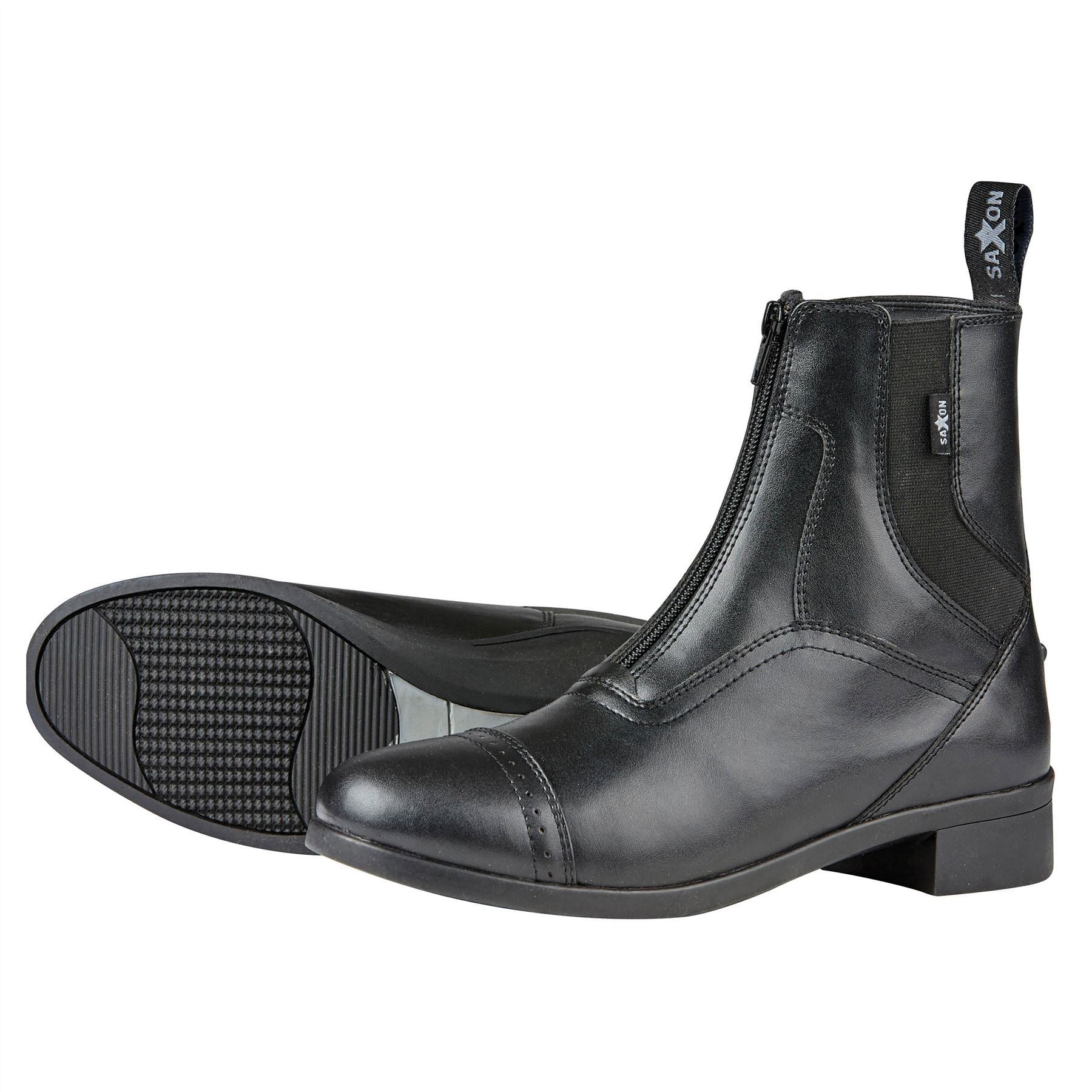 Saxon Syntovia Zip Paddock Boots- Childs - Just Horse Riders