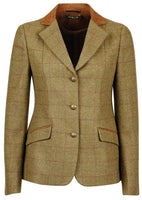 Dublin Albany Tweed Suede Collar Tailored Jacket