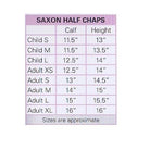 Saxon Childs Equileather Half Chaps - Just Horse Riders