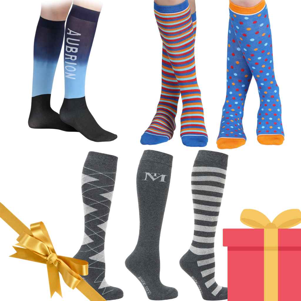 Best Adults Horse Riding Sock Bundle -Perfect Gift For Any Equestrian - Just Horse Riders