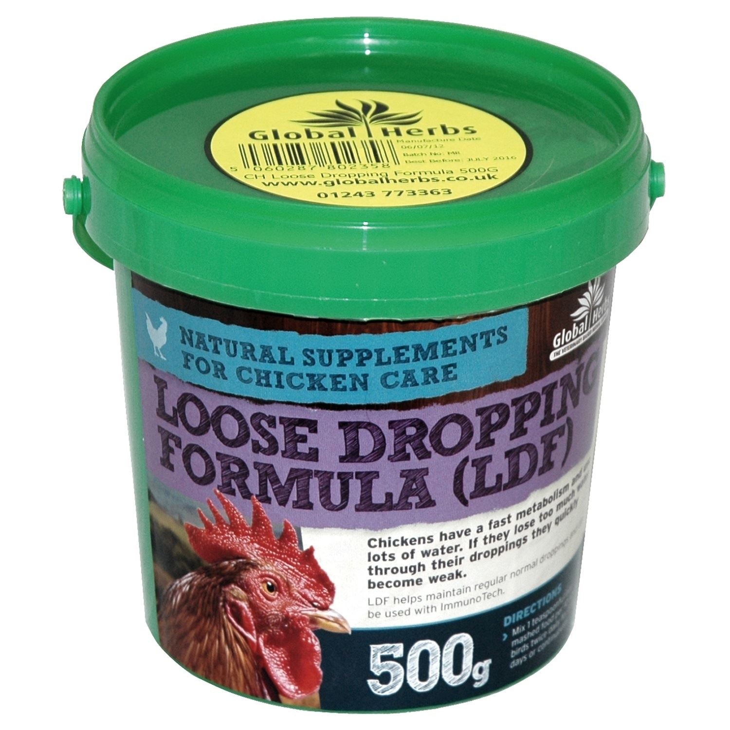 Global Herbs Poultry Loose Dropping Formula - Just Horse Riders
