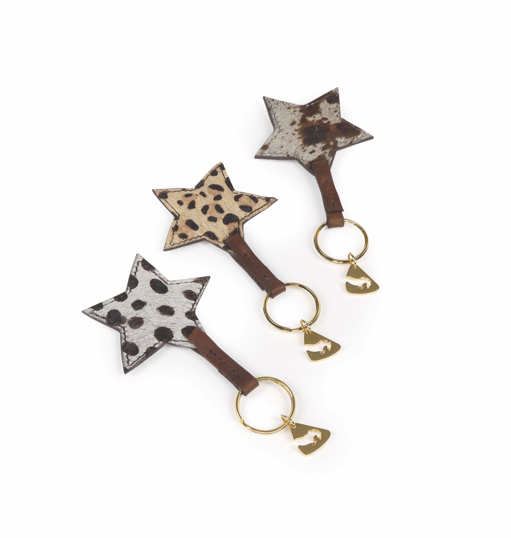 Shires Aubrion Cowhide Keyring - Just Horse Riders