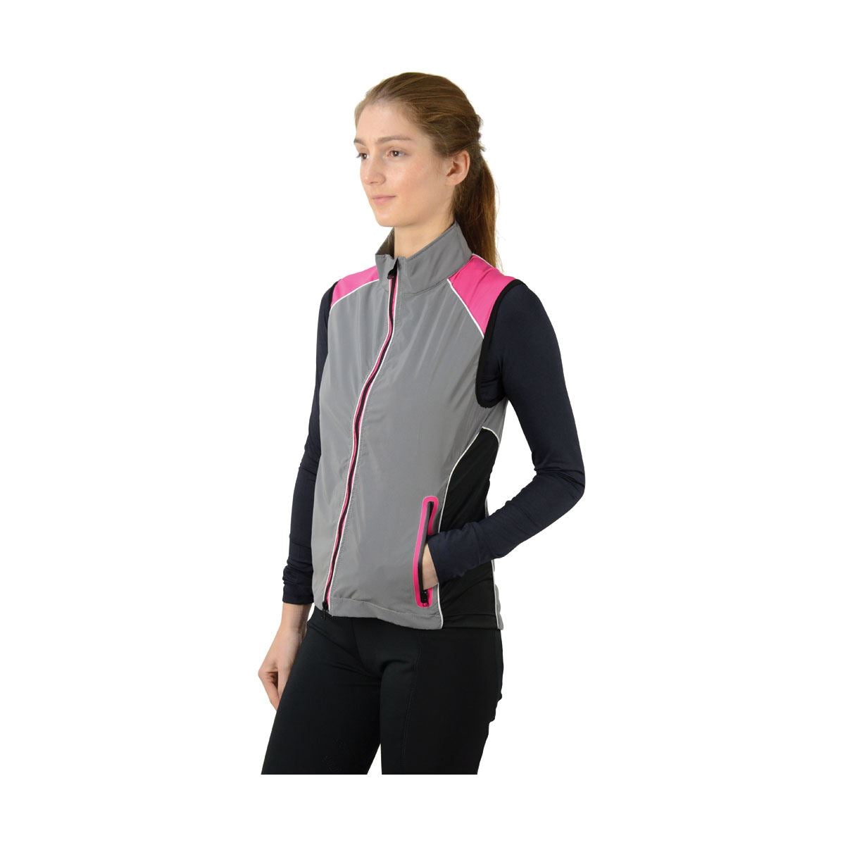 Silva Flash Two Tone Reflective Gilet by Hy Equestrian - Just Horse Riders