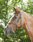 HKM Bridle Mexican Stylewith Padded Grackle Noseband - Just Horse Riders
