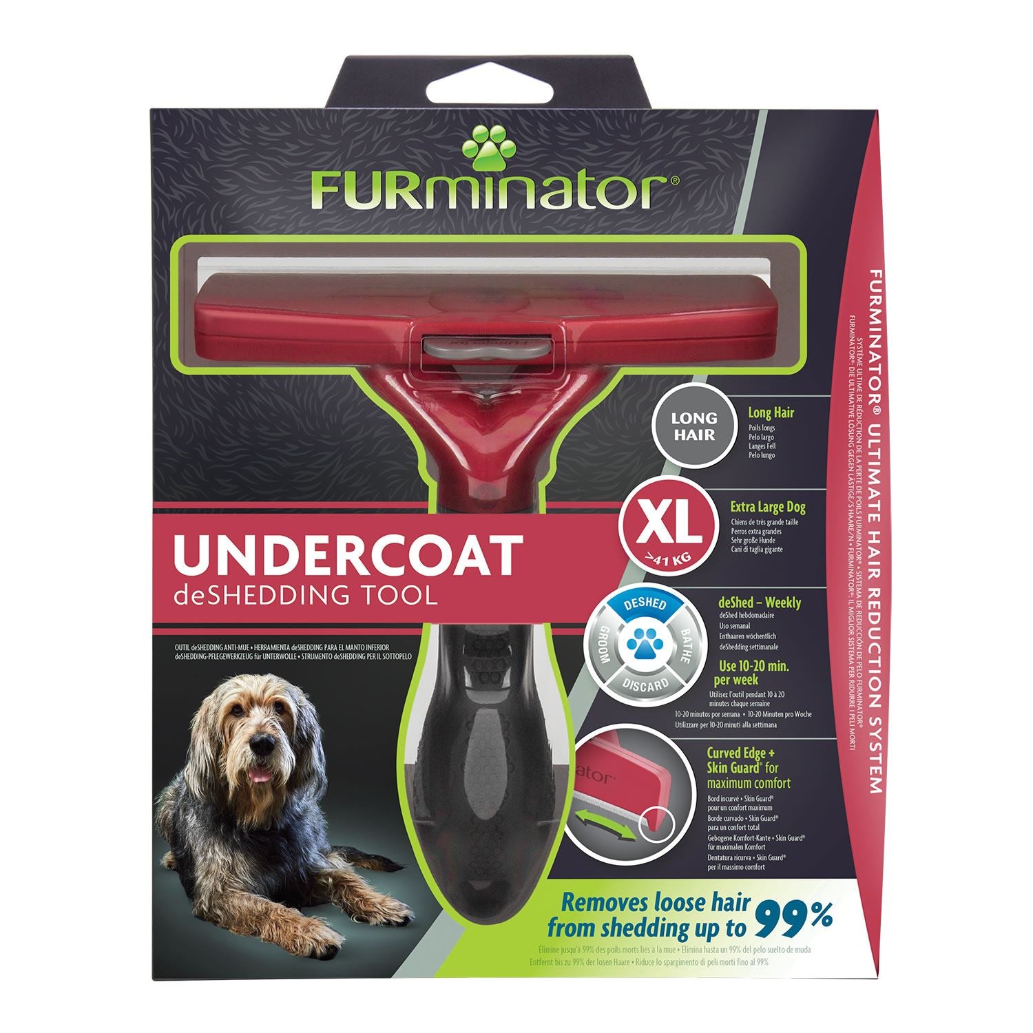 Furminator Undercoat Deshedding Tool For Long Hair Dog - Just Horse Riders