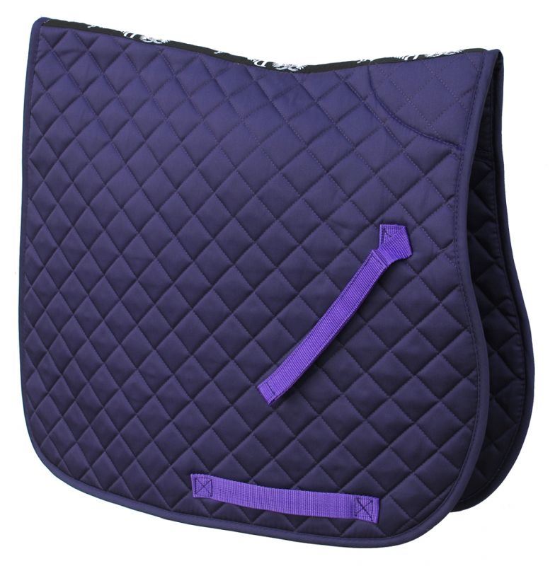 Rhinegold Cotton Quilted Saddle Cloth - Just Horse Riders
