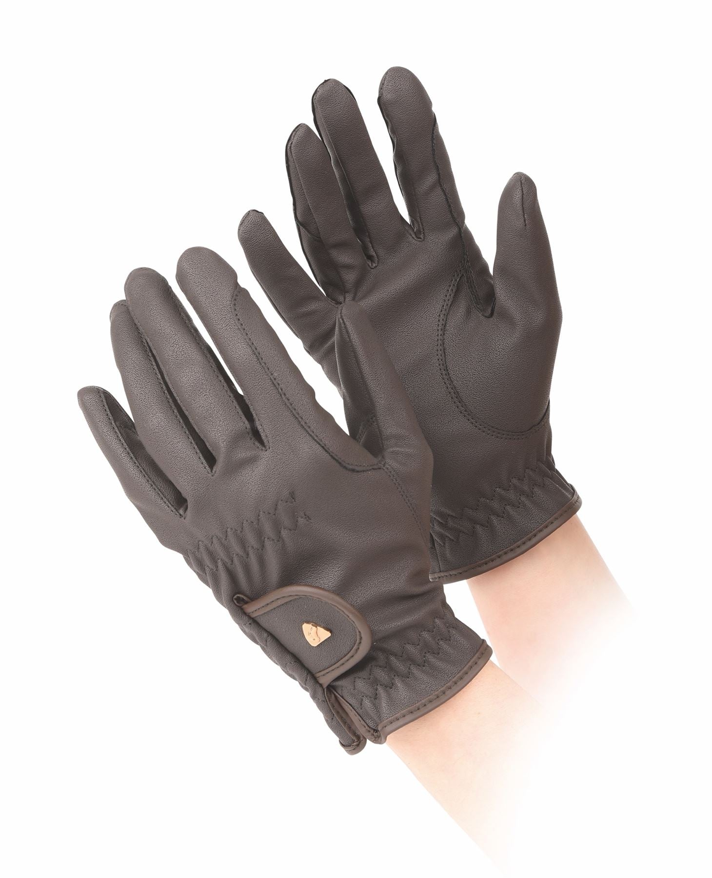 Shires Aubrion Pu Riding Gloves - Just Horse Riders