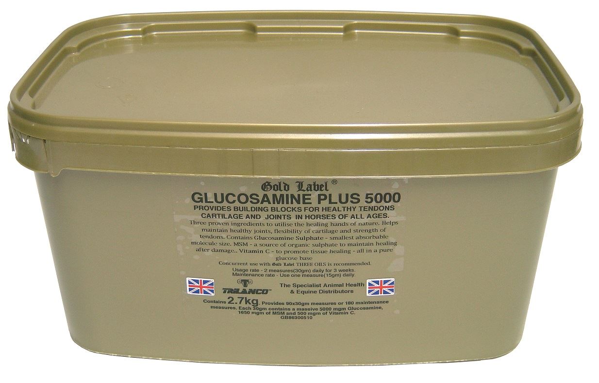 Gold Label Glucosamine Plus 5000 - Just Horse Riders