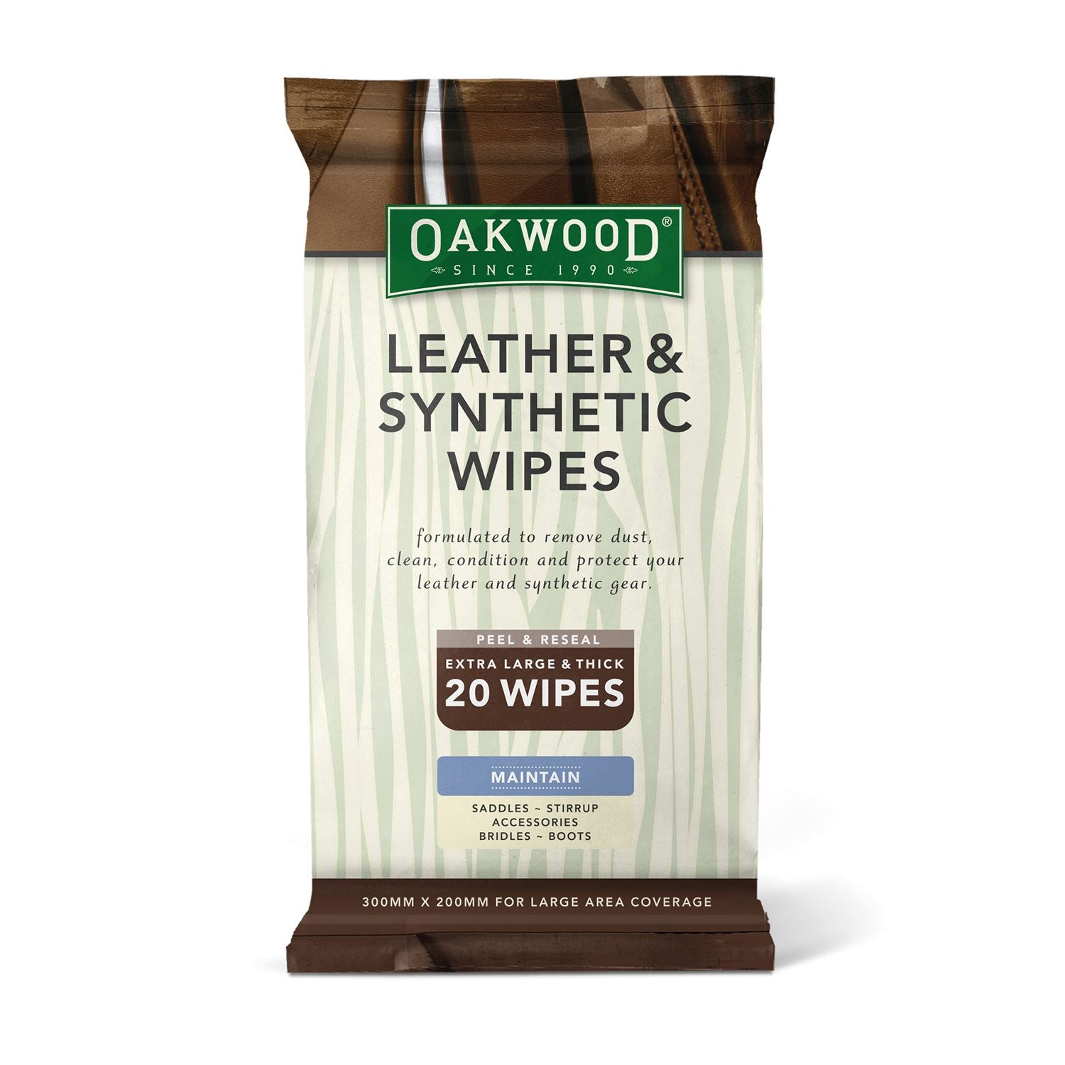 Oakwood Leather & Synthetic Wipes - Just Horse Riders