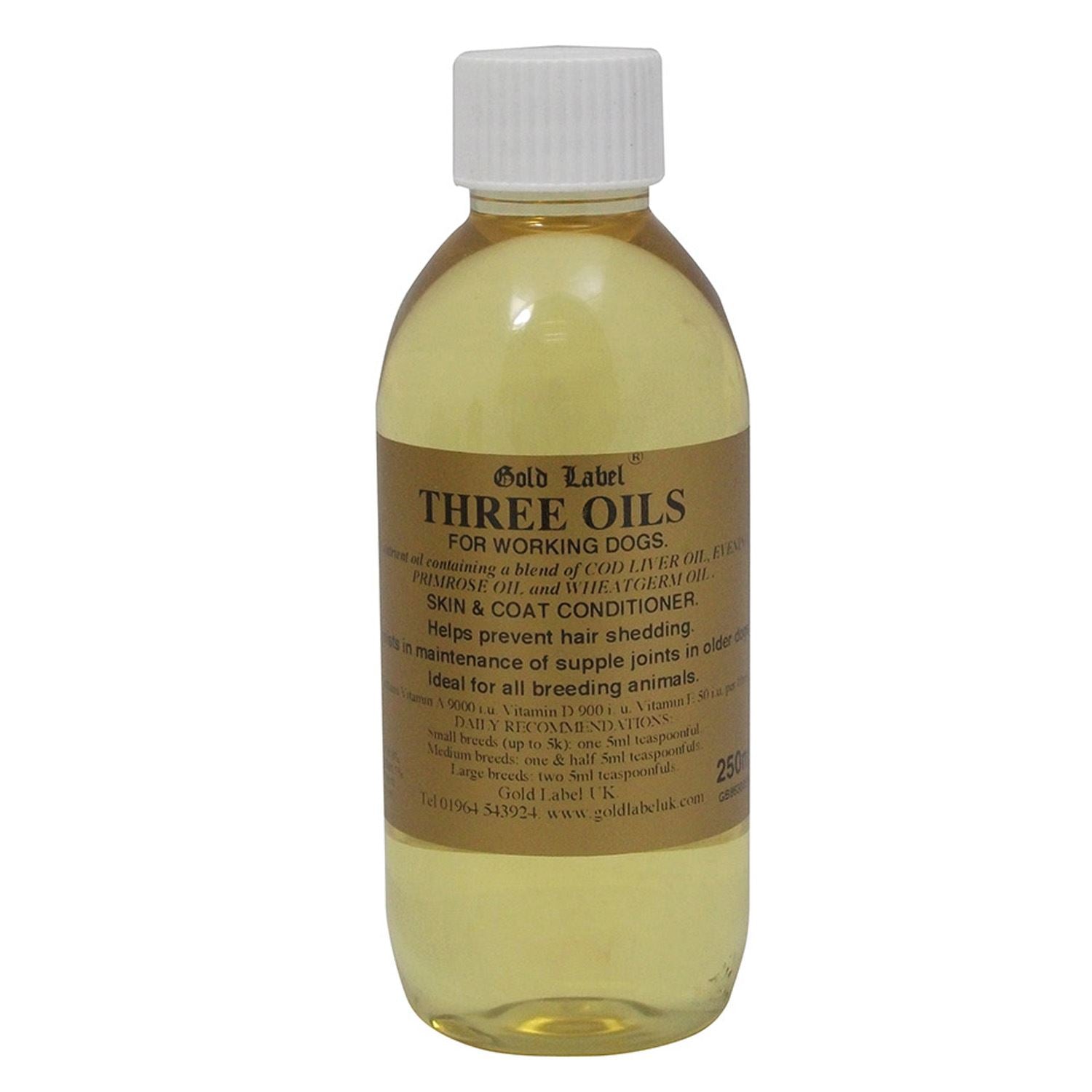 Gold Label Canine Three Oils - Just Horse Riders