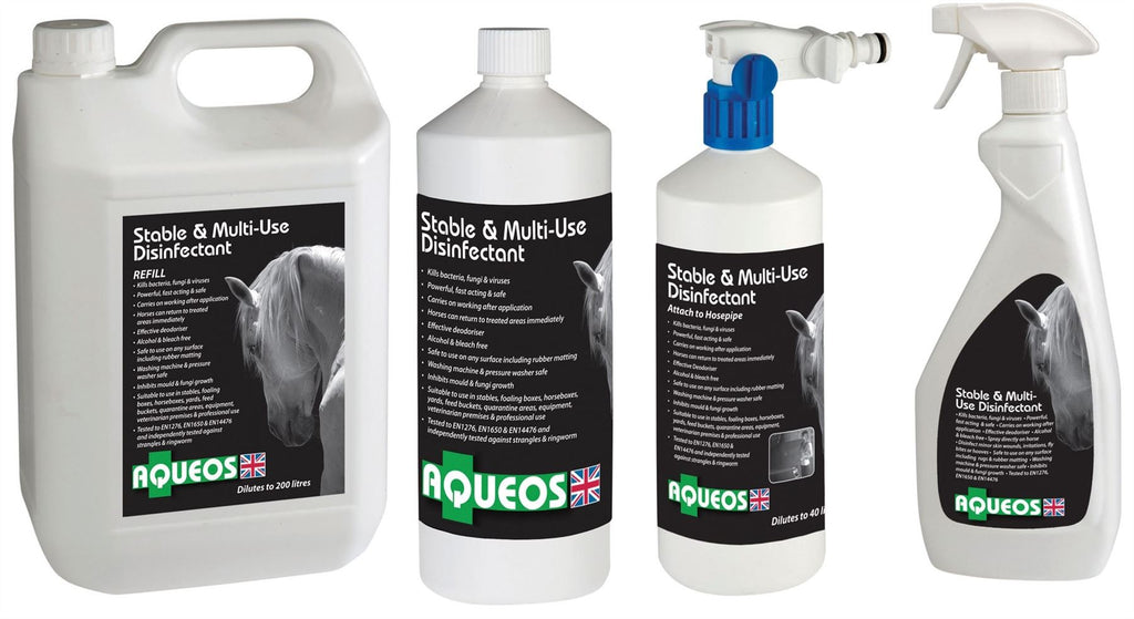 Aqueos Stable & Multi-Use Disinfectant - Just Horse Riders