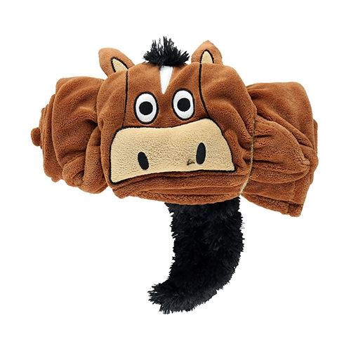 LazyOne Hooded Critter Fleece Blanket Horse - Just Horse Riders