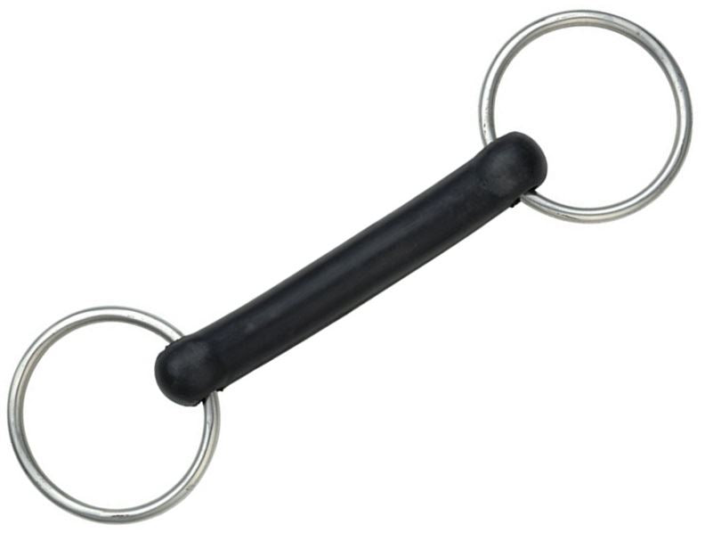 Shires Flexible Rubber Mouth Snaffle - Just Horse Riders