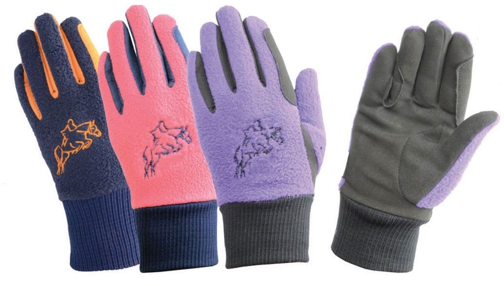 Hy5 Childrens Winter Two Tone Riding Gloves - Just Horse Riders
