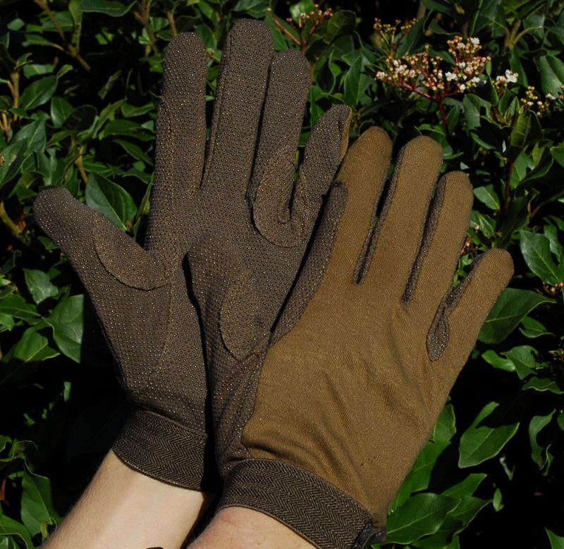 Rhinegold Cotton Pimple Horse Riding Gloves - Just Horse Riders