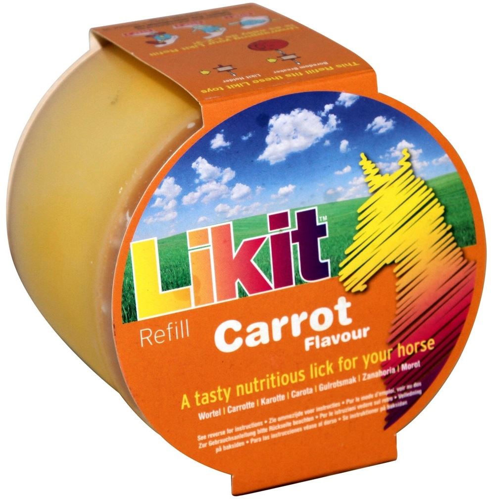 Likit (Box of 12) - Carrot - Just Horse Riders