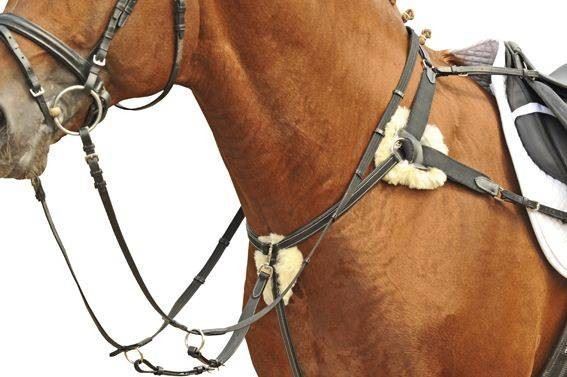 HKM Breastplate/Martingale With Lambswool - Just Horse Riders