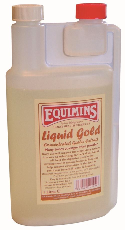 Equimins Liquid Gold Concentrated Garlic Extract - Just Horse Riders