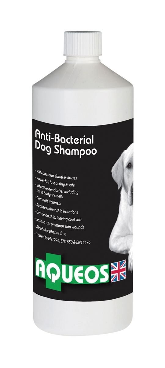 Aqueos Anti-Bacterial Dog Shampoo - Just Horse Riders