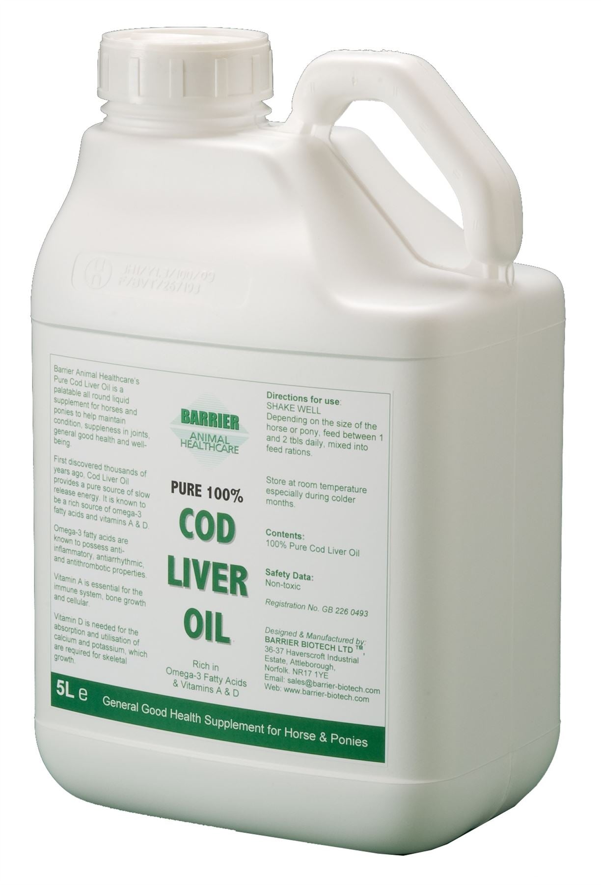 Barrier Cod Liver Oil - Just Horse Riders
