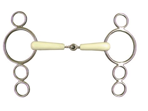 JHLPS Flexi Continental 4-Ring Jointed Snaffle - Just Horse Riders