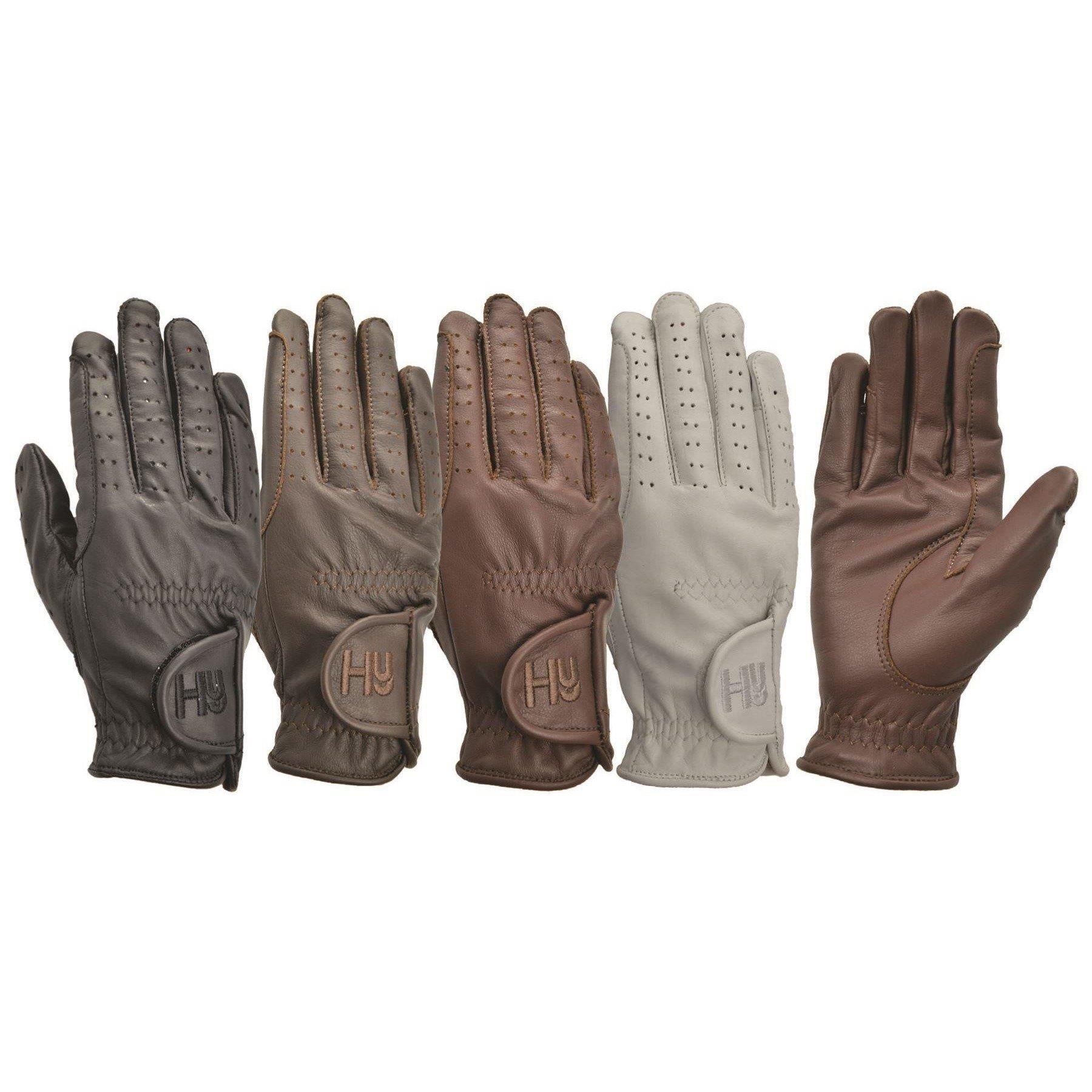 Hy5 Childrens Leather Riding Gloves - Just Horse Riders