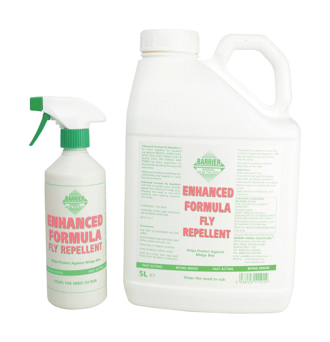 Barrier Enhanced Formula Fly Repellent - Just Horse Riders