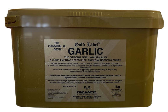 Gold Label Garlic Powder - Just Horse Riders