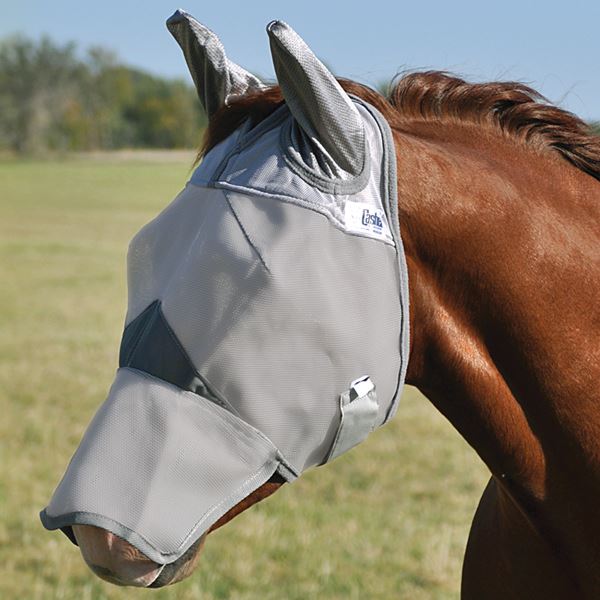 Cashel Fly Mask Long with Ears - Just Horse Riders